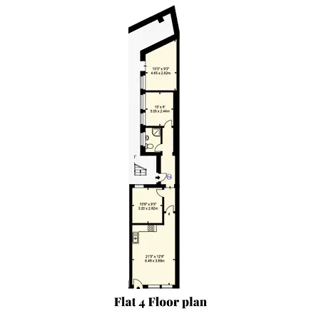 아파트 Spacious 3br Flat For Groups Visiting With Keyless Check-in, Free Wifi And Parking